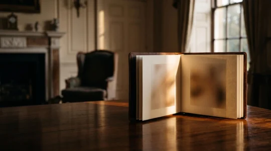 Editorial wide shot symbolizing a luxury wedding visual legacy passed through generations